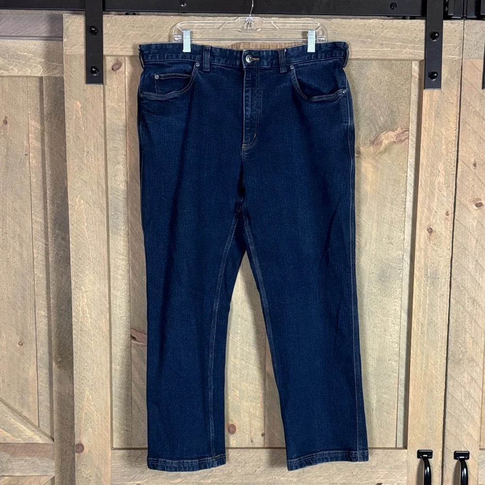 Duluth Trading DuluthFlex CoolMax ballroom jeans Size 38 x 30 Dark wash